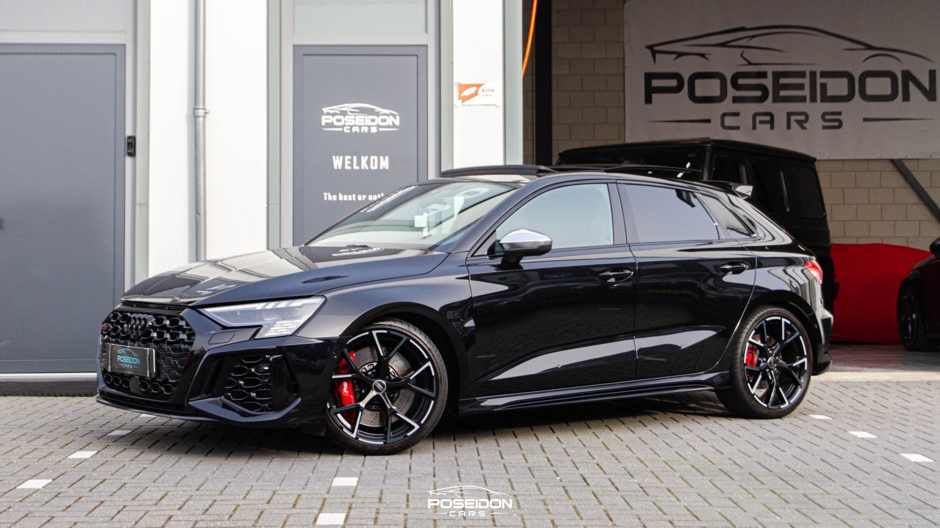 Audi RS3 Sportback 2.5 TFSI Quattro HULK | PANO | MEMORY | A, Auto's, Automaat, Dealer onderhouden, Gebruikt, Zwart