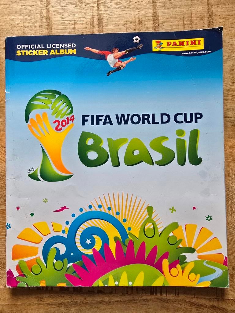 Compleet Panini WK 2014 Brazilië album, Ophalen of Verzenden, Zo goed als nieuw