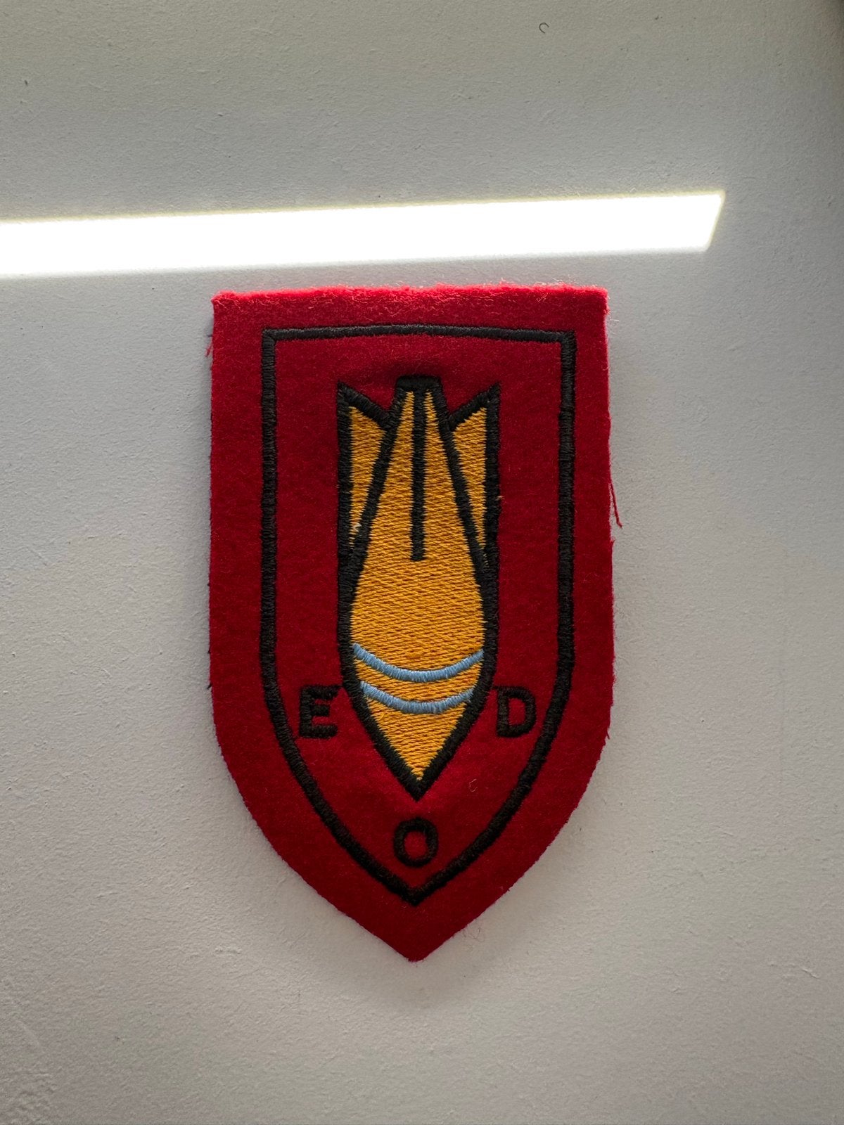 Explosieven Opruimingsdienst patch, Verzenden, Landmacht, Nederland, Embleem of Badge