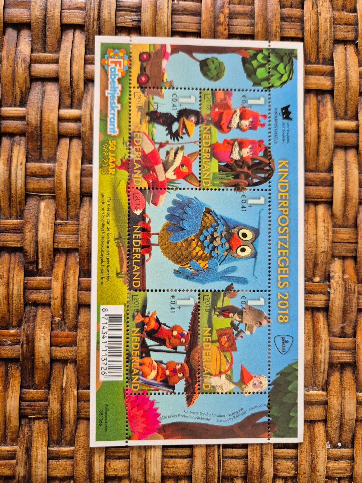 Kinderpostzegels 2018 - Fabeltjeskrant (Postfris), Ophalen of Verzenden, Na 1940, Postfris