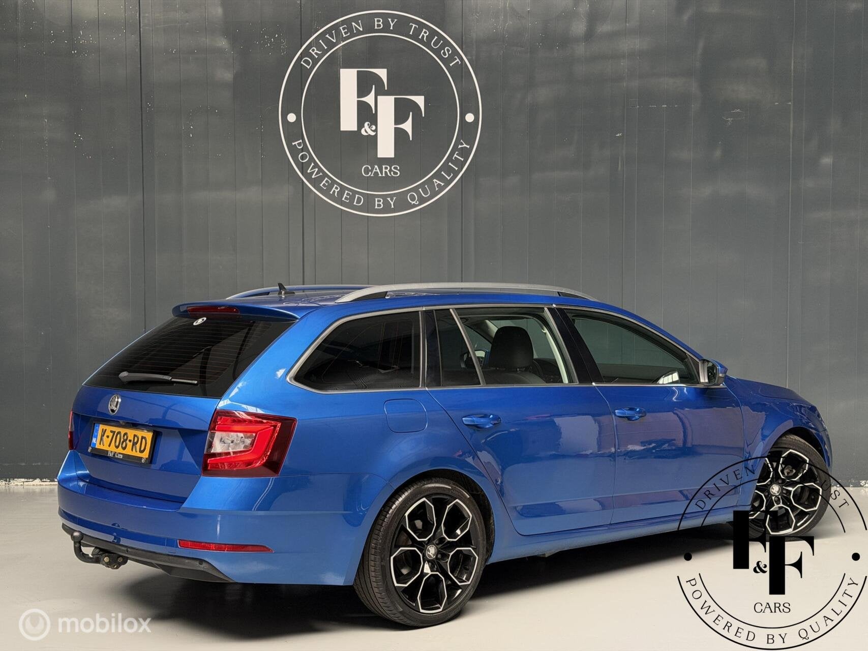 Skoda Octavia Combi 1.5 TSI 150PK DSG|Virtual Cockpit|ACC|Tr, Stof, Gebruikt, 150 pk, Blauw