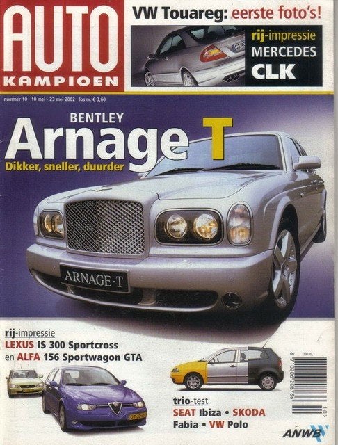 Autokampioen 10 2002 : Alfa 156 GTA SW - Lexus IS300 SportCr, Ophalen of Verzenden, Gelezen, Algemeen