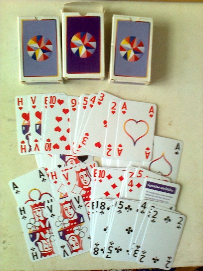 sns kaartspellen compl. middelste spel met jokers t, Ophalen of Verzenden, Joker(s)