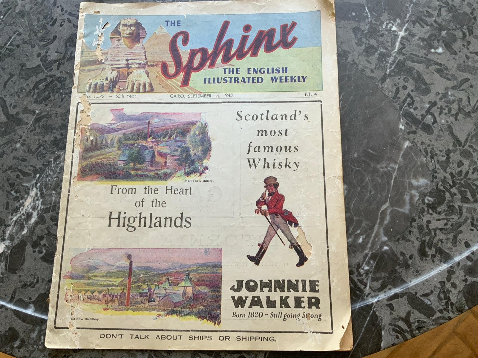 The Sphinx - 18 september 1943, Ophalen of Verzenden, Overige typen