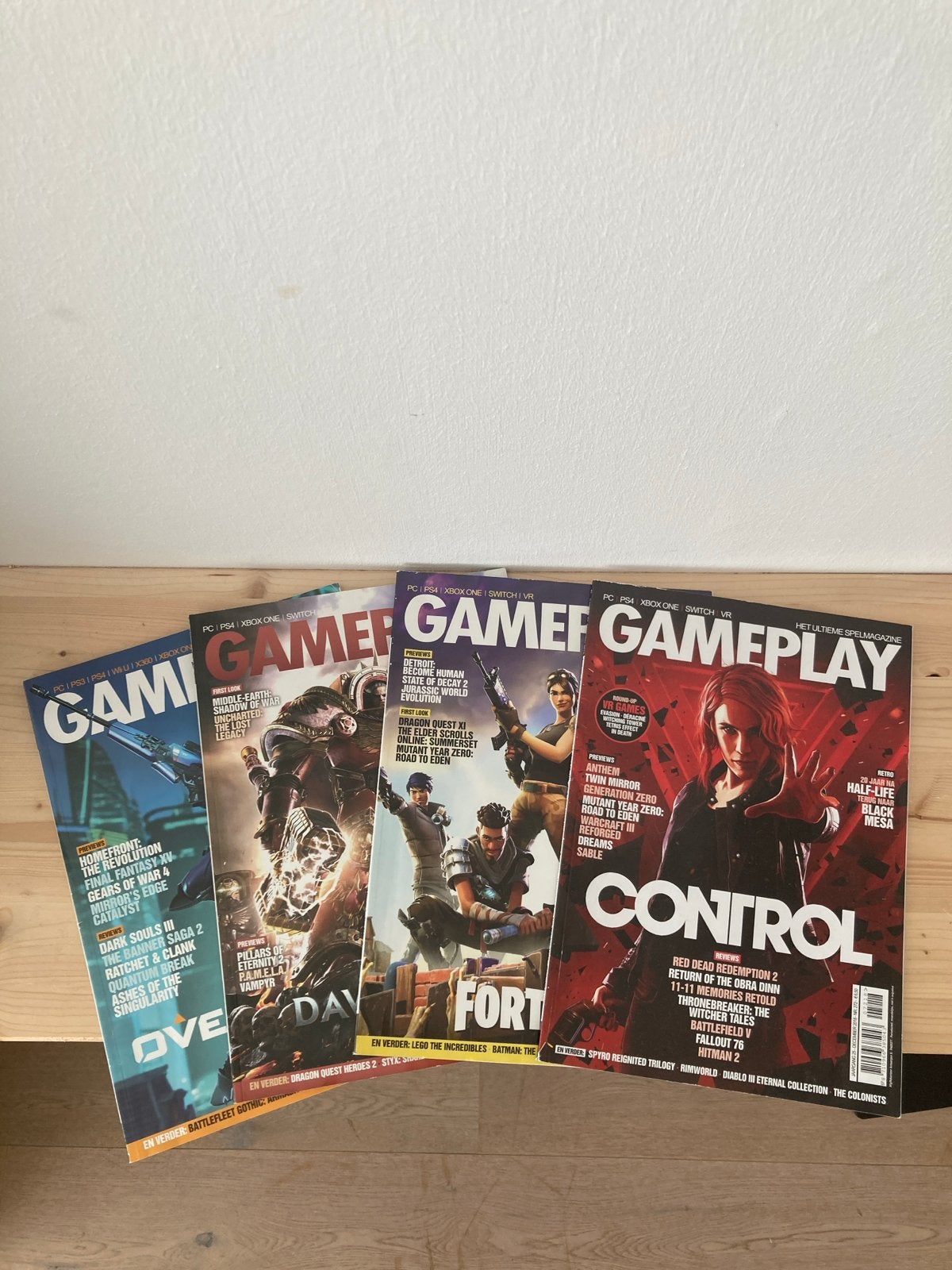 Gamer en Gameplay Tijdschriften Collectie (4 stuks), Ophalen of Verzenden, Gelezen, Overige typen