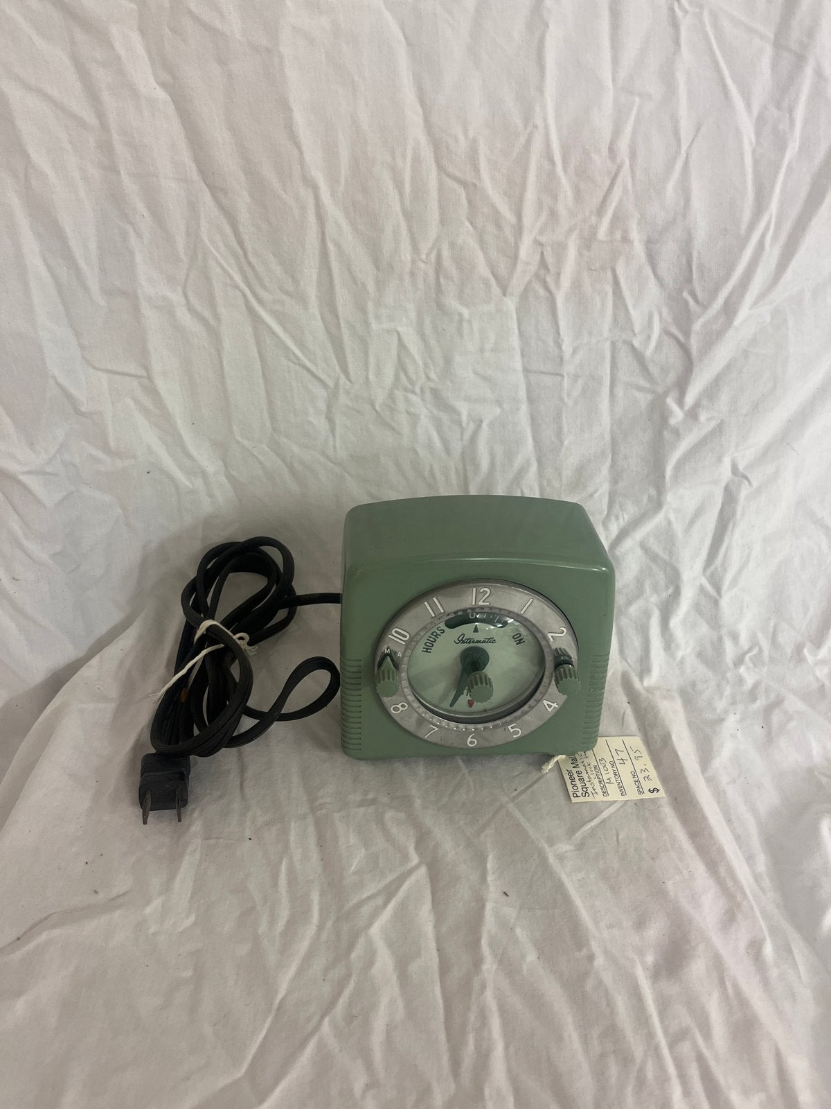 Vintage Intermatic A401 Klok Timer - Groen, Ophalen