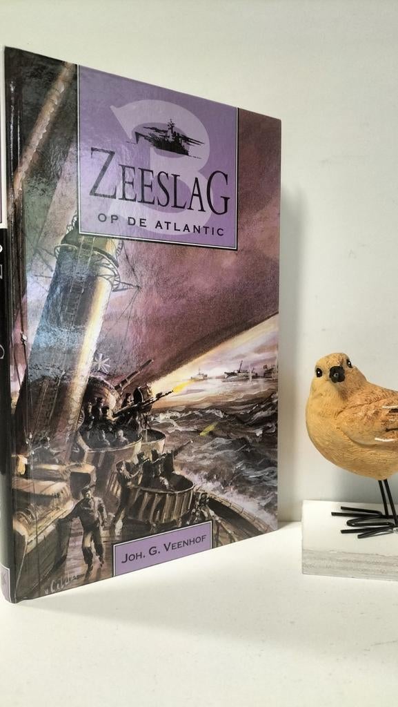 Veenhof, Joh. G.; Zeeslag op de Atlantic dl. 3, Boeken, Kinderboeken | Jeugd | 13 jaar en ouder, Gelezen, Ophalen of Verzenden