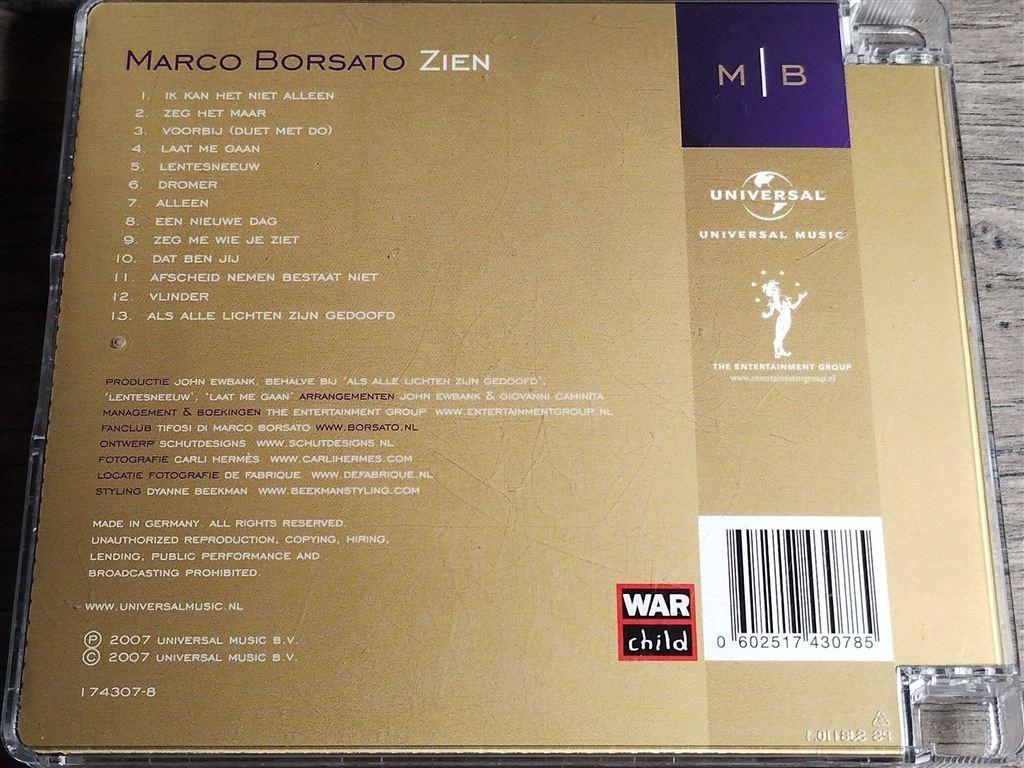 Marco Borsato ‎– Zien, Ophalen of Verzenden, Zo goed als nieuw, Pop