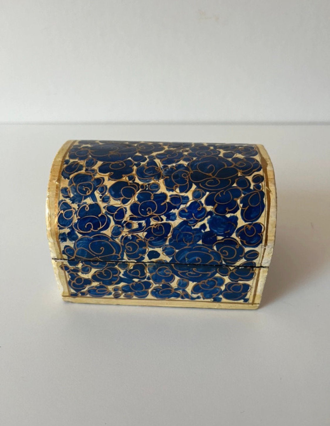 Vintage kleine houten doos, Ophalen, Zo goed als nieuw, Overige materialen, Dame