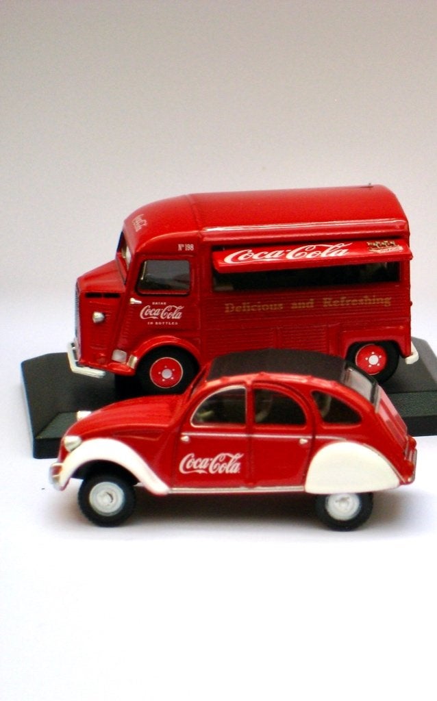Citroen HY Foodtruck of 2CV Coca Cola Oxford 1:76, Ophalen of Verzenden, Nieuw, Auto