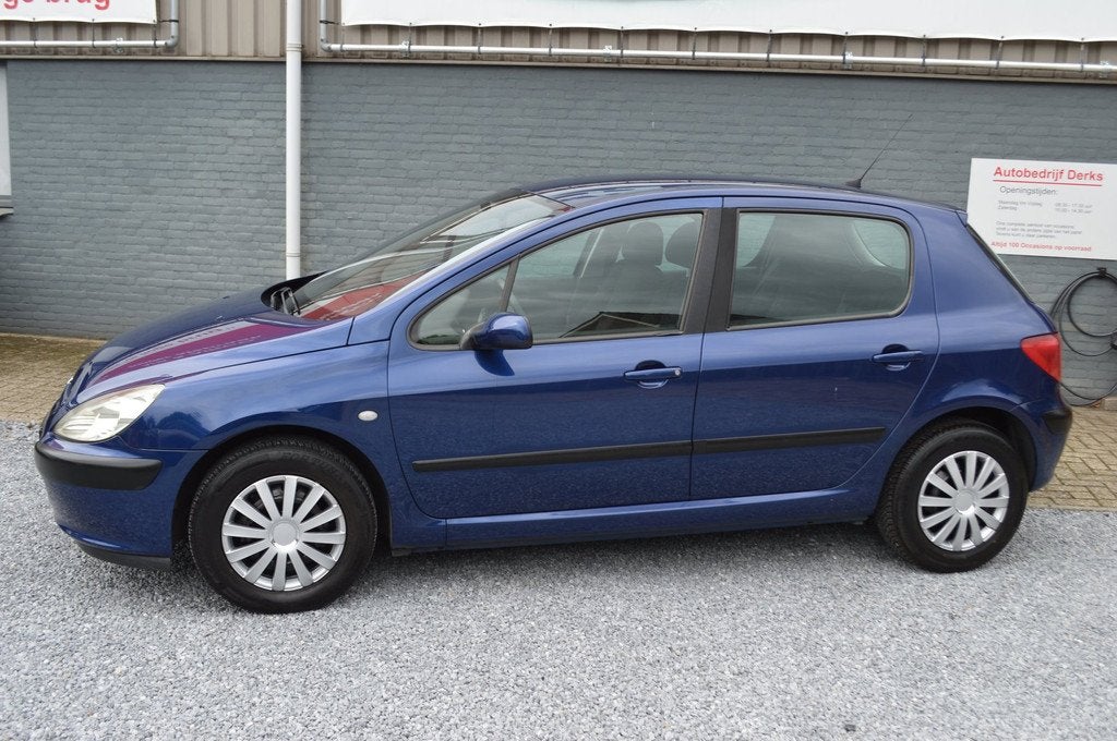Peugeot 307 1.6-16V XS Airco 5Drs Stuurbekrachtiging Jaar AP, Voorwielaandrijving, Gebruikt, 4 cilinders, Blauw