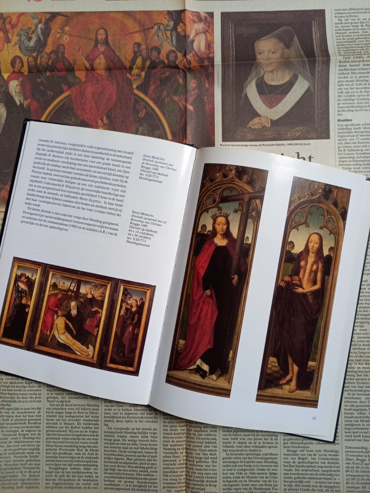 Hans memling - Museumpromenade + krantenknipsel, Ophalen of Verzenden, Gelezen