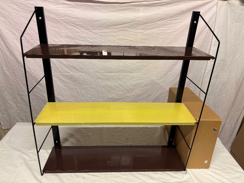 Vintage Dutch Design Wandrek – Drentea Roomsteel (Jaren 60), Huis en Inrichting, Ophalen, Gebruikt