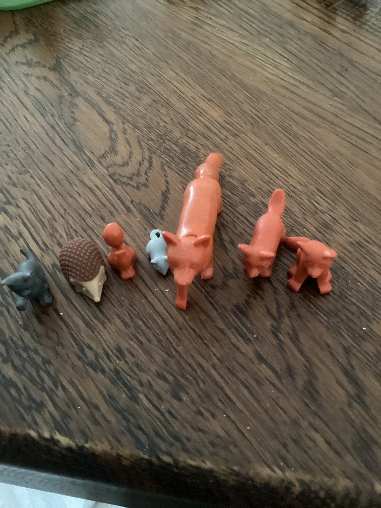 Playmobil, vossen, muis, eekhoorn, egel en poesje, Ophalen of Verzenden, Gebruikt, Losse onderdelen