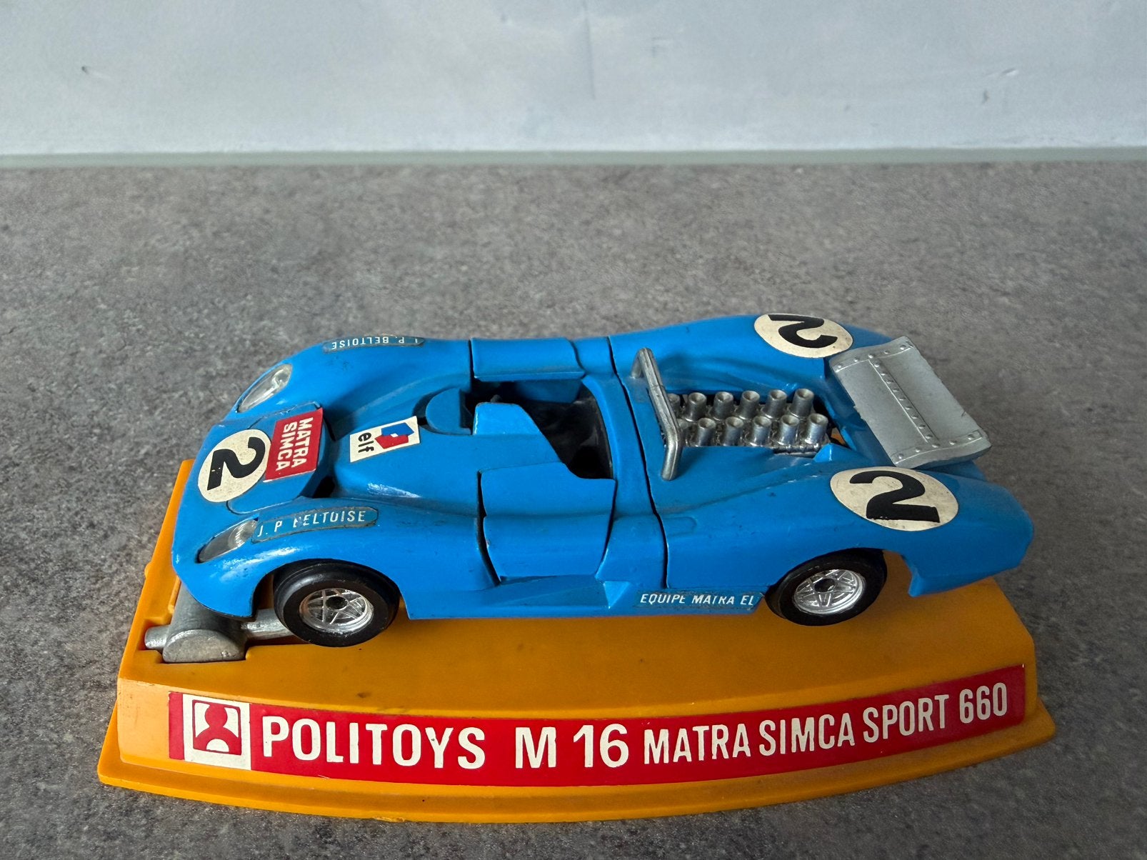 POLITOYS 1:43 MATRA SIMCA-SPORT 660 N 2, Ophalen of Verzenden, Zo goed als nieuw, Auto, Overige merken