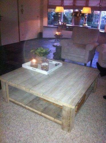 Salontafel steigerhout. Div. modellen op maat gemaakt NIEUW, Rechthoekig, Nieuw, 200 cm of meer, 50 tot 100 cm