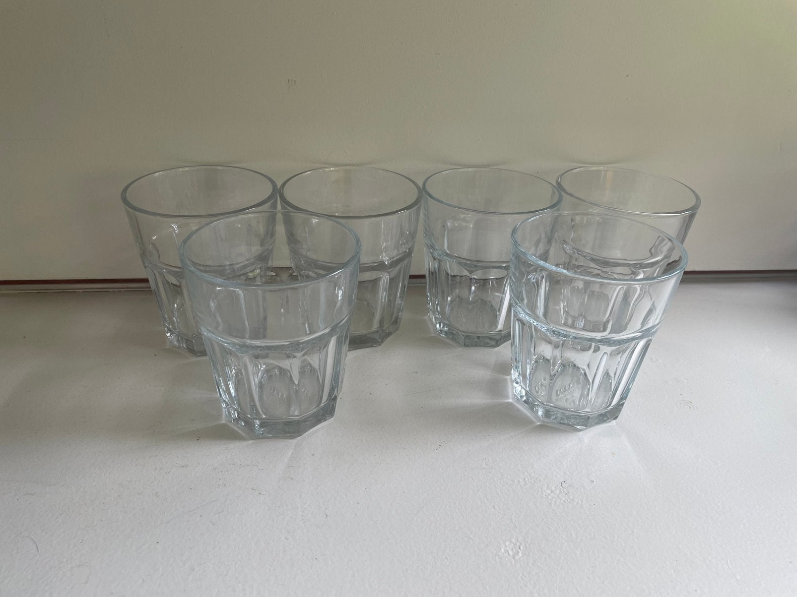 6 Ikea Pokal glazen, Glas of Glazen, Ophalen of Verzenden, Overige stijlen, Glas