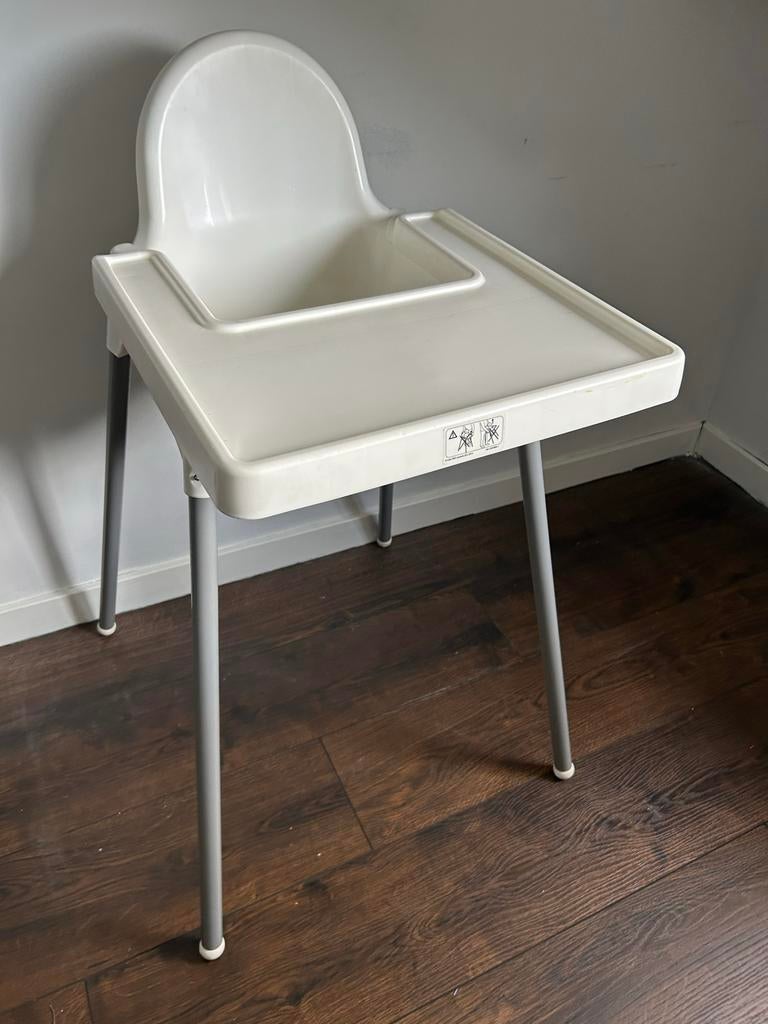 IKEA Antilop kinderstoel met eetblad en gordel, Ophalen, Gebruikt, Overige typen, Afneembaar eetblad