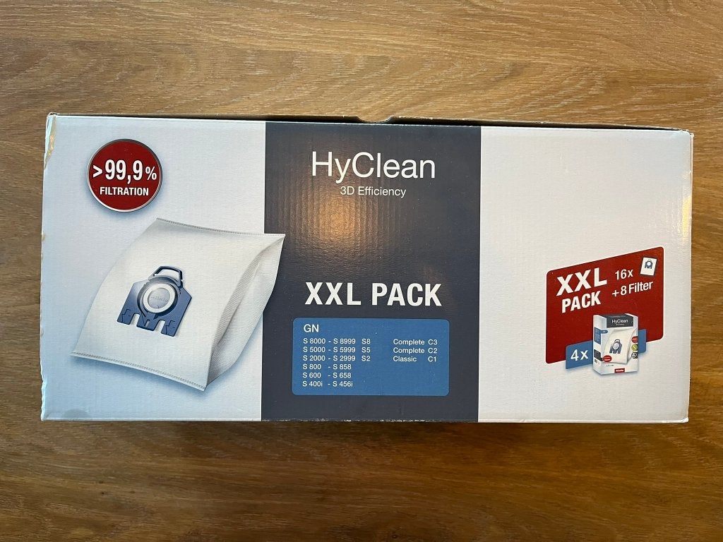 6 originele Miele stofzuigerzakken GN + filters, Nieuw, Miele, Steelstofzuiger, Ophalen