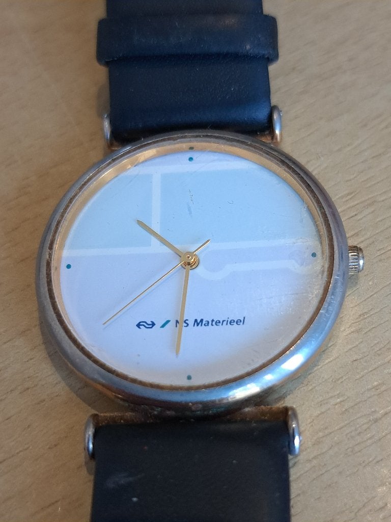 NS Materieel Horloge 1996, Ophalen of Verzenden, Gebruikt, Trein, Overige typen