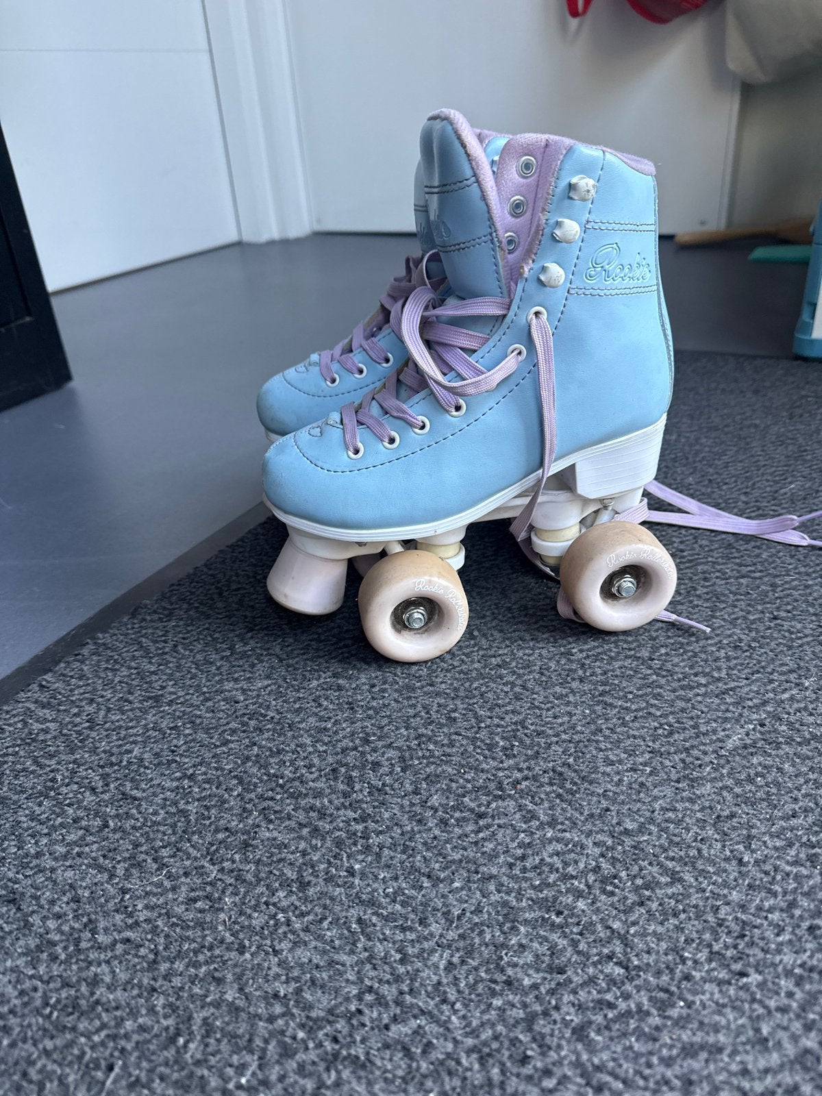 Rookie Bubblegum rolschaatsen - Lichtblauw/Paars (EUR 32), Ophalen, Zo goed als nieuw