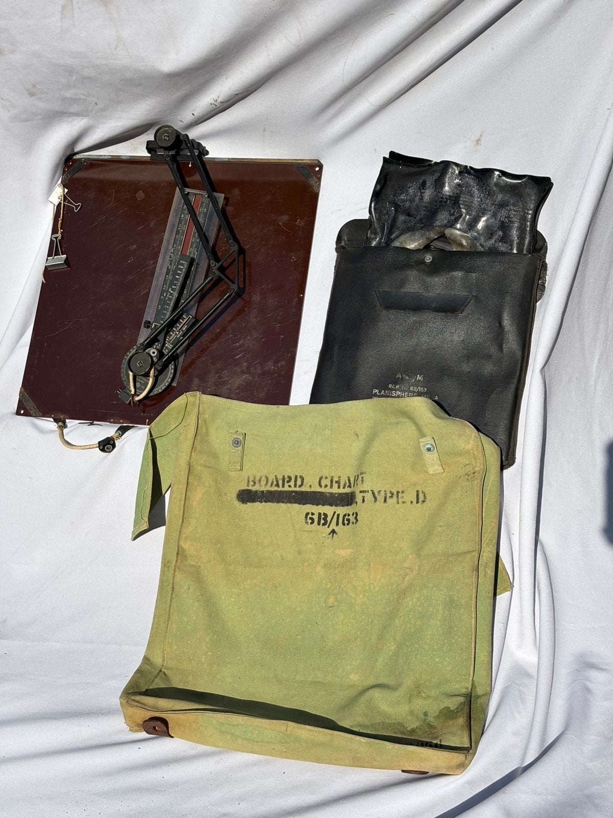 RAF WO 2 navigator plotter tafel, Ophalen, Luchtmacht, Engeland