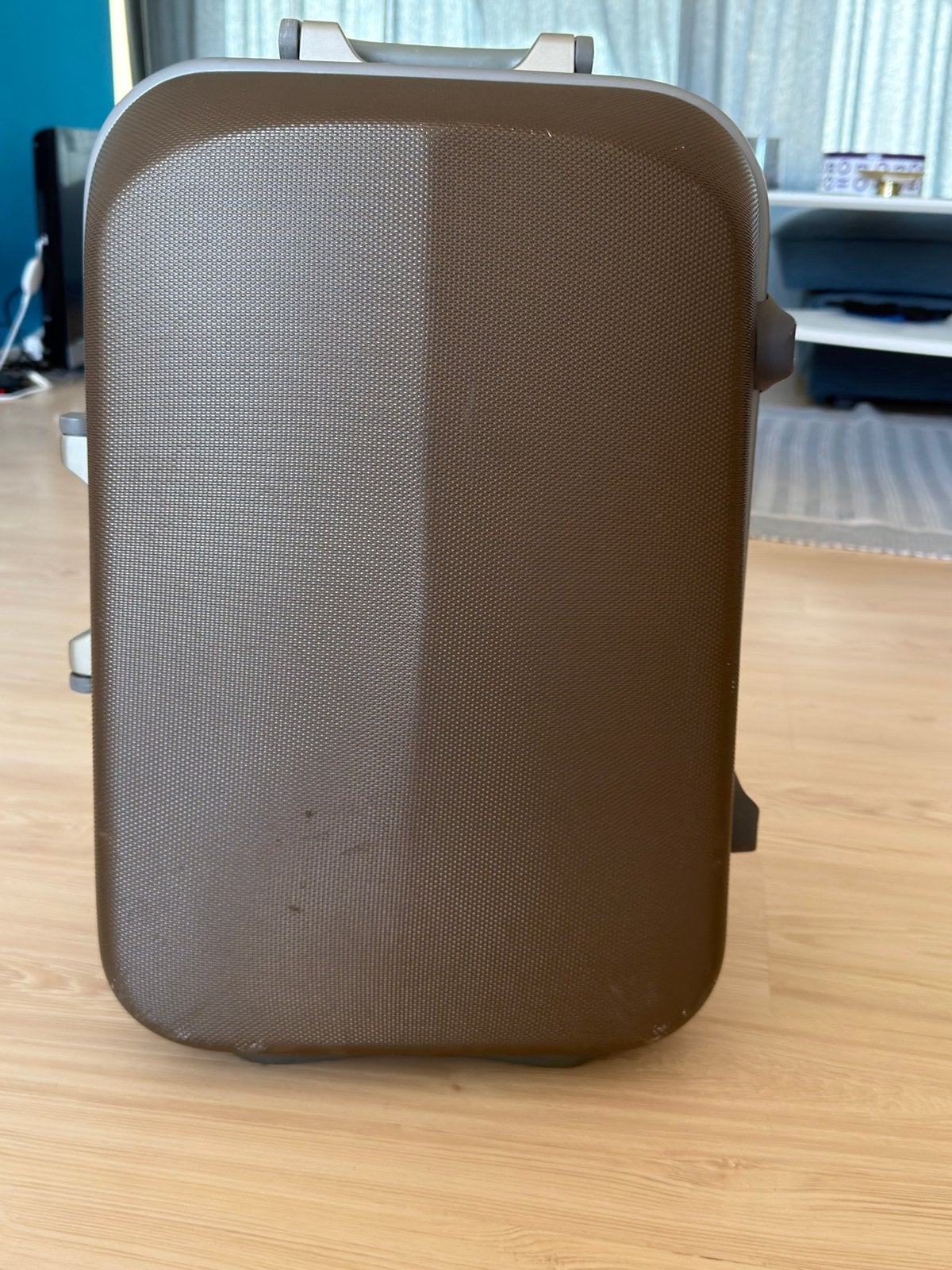 Grijze trolley, Sieraden, Tassen en Uiterlijk, Koffers, Wieltjes, Gebruikt, 50 tot 60 cm, Hard kunststof