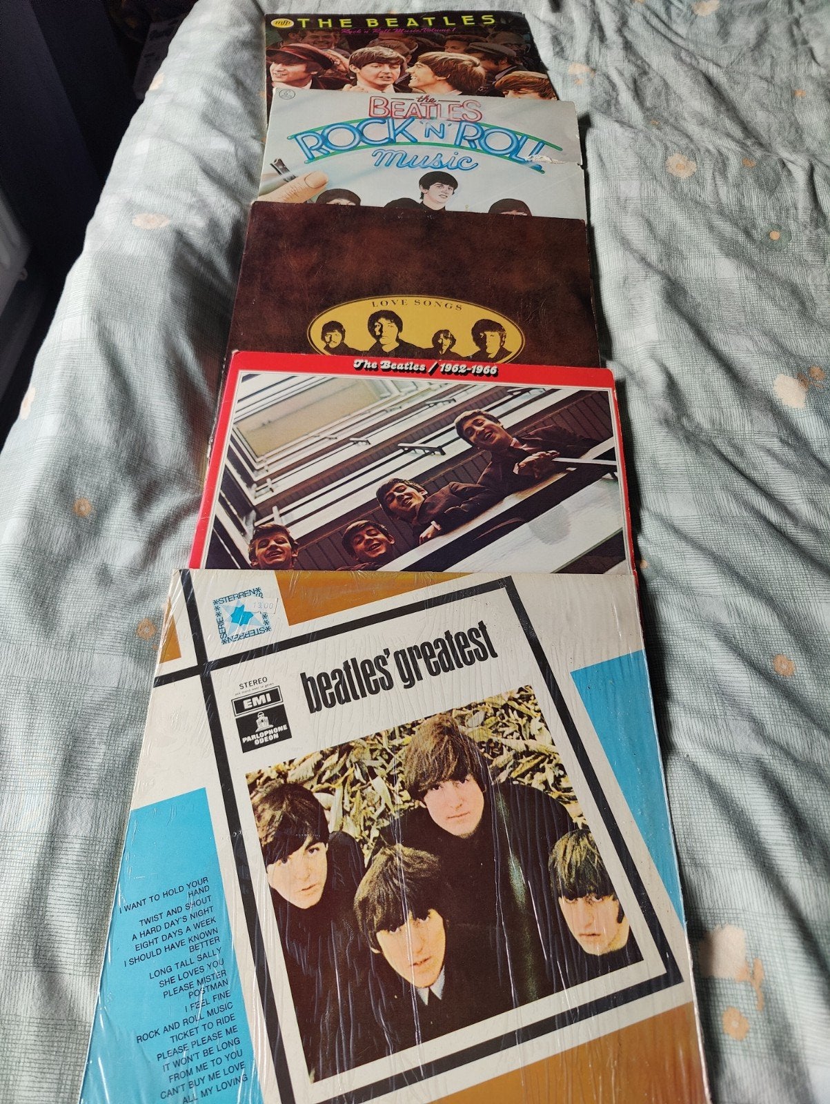 5 Beatles LP's + 1 CD - Diverse albums van The Fab Four, LP, Rock, Gebruikt, Complilatie
