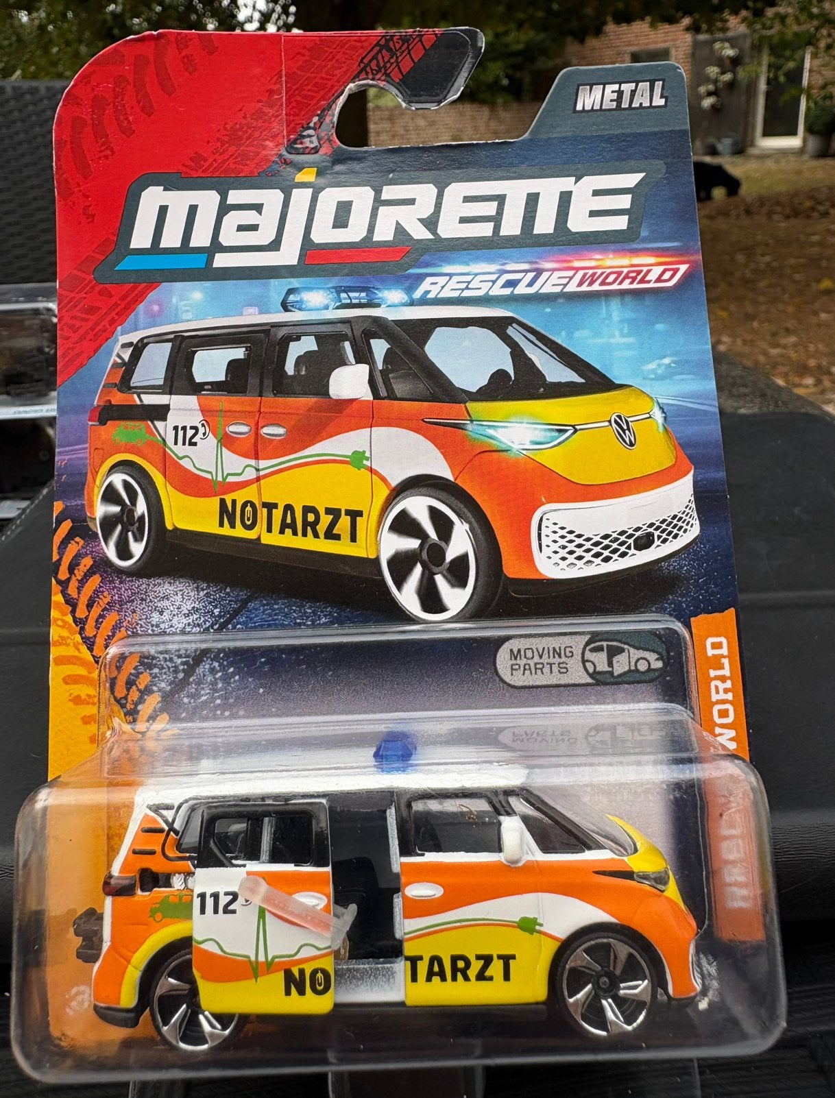 Majorette Volkswagen ID BUZZ NOTARTZ AMBULANCE, Ophalen of Verzenden, Nieuw, Auto