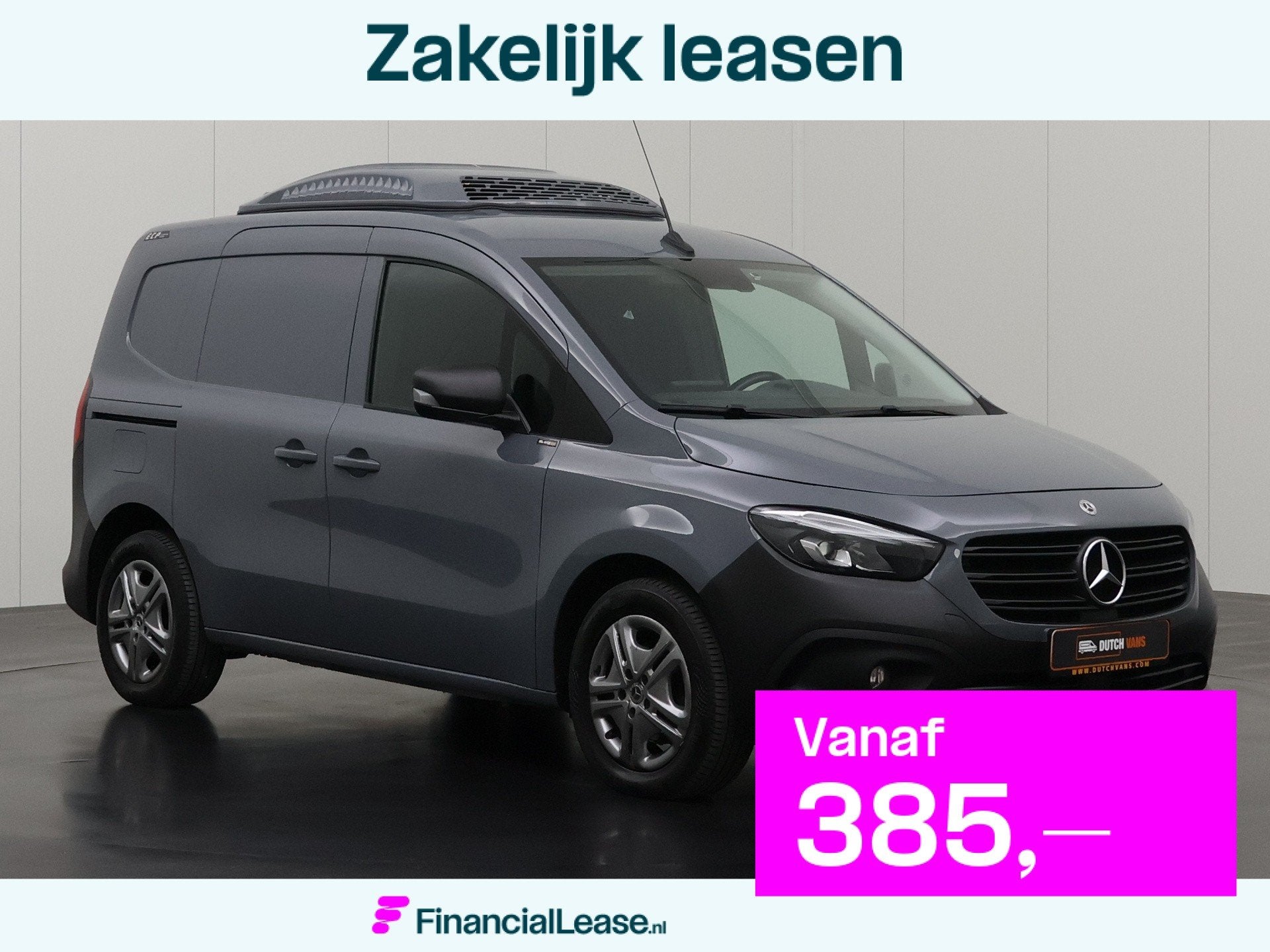 Mercedes-Benz Citan 112CDI Automaat Lang Koelwagen 12/220V |, Automaat, Stof, Gebruikt, Zwart
