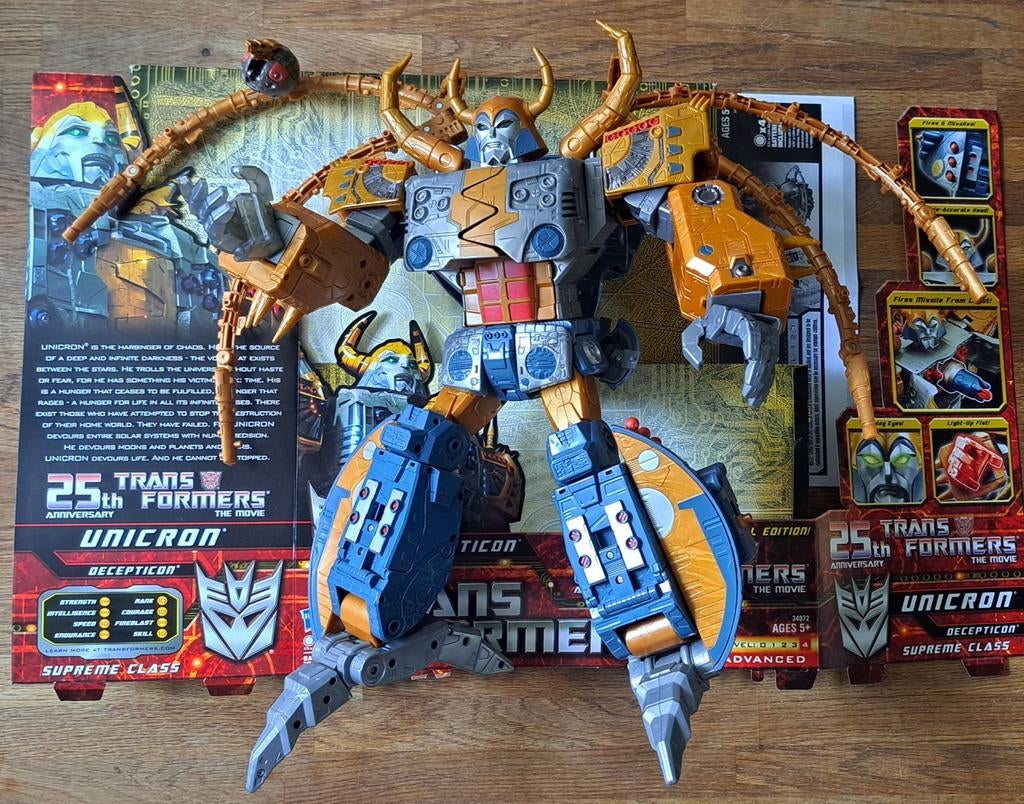 Transformers UNICRON 25th Anniversary Special Edition, Verzamelen, Transformers, Overige generaties, Ophalen of Verzenden, Nieuw