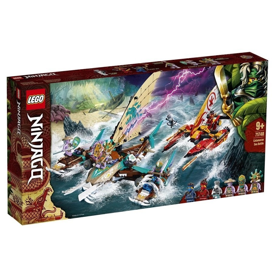 LEGO Ninjago 71748 Catamaran Zeeslag    * 't LEGOhuis *, Lego, Nieuw, Ophalen of Verzenden, X