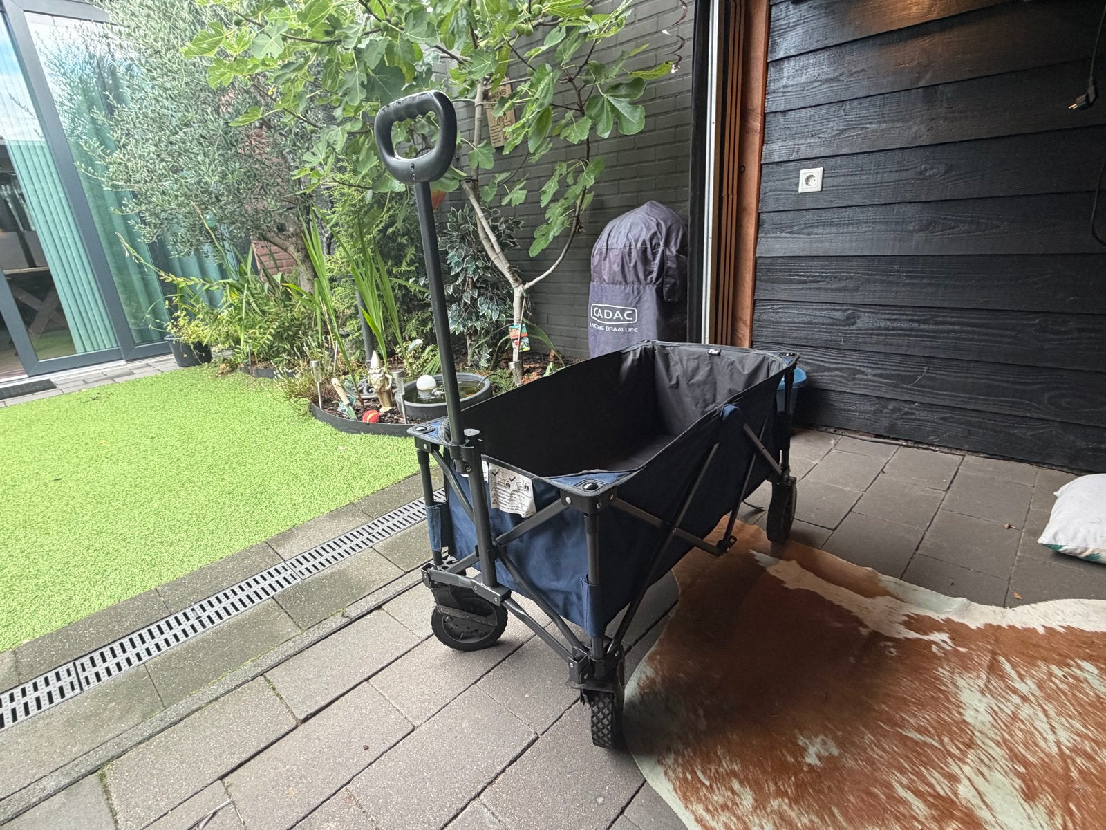 Opvouwbare bolderkar - Ideaal voor strand of tuin, Caravans en Kamperen, Bolderkarren, Ophalen, Opvouwbaar, Gebruikt