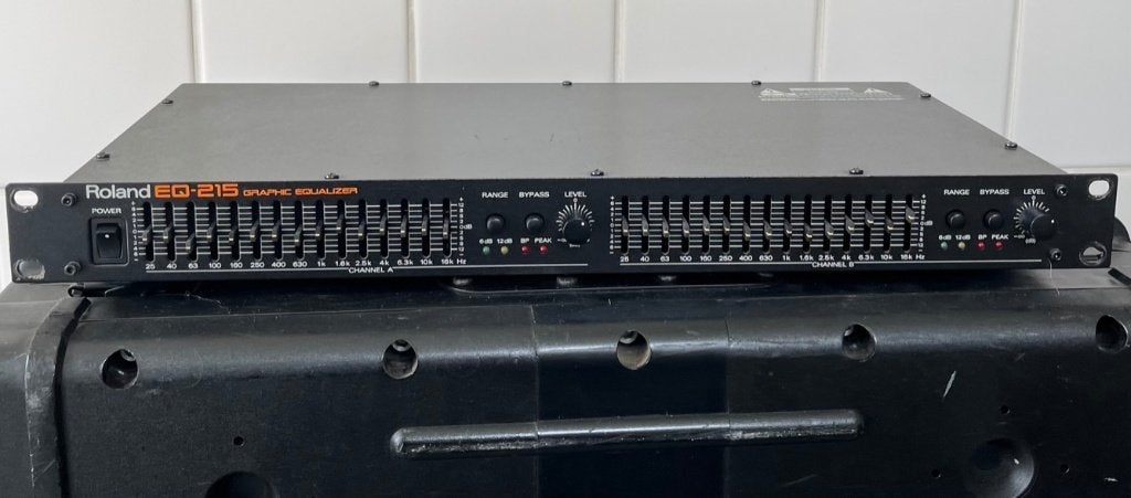 Roland eq 215 graphic equalizer, Ophalen of Verzenden, Zo goed als nieuw, Audio
