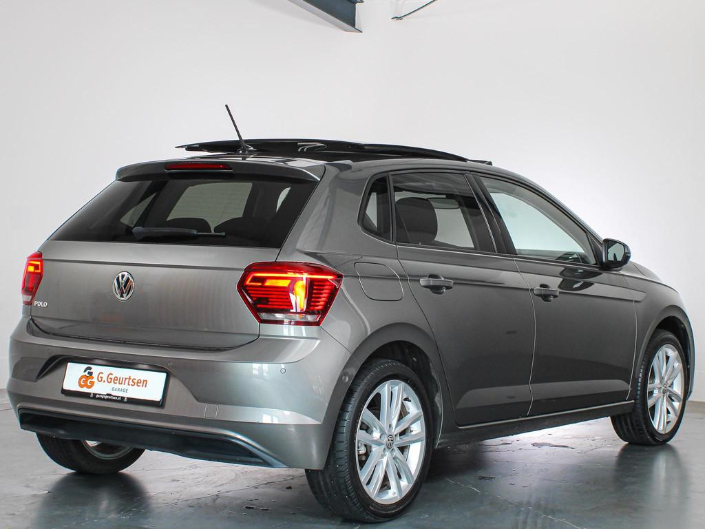 Volkswagen Polo 1.0 TSI Highline Panoramadak, LED, Stoelverw, Auto's, Volkswagen, Stof, Gebruikt, 116 pk, Bedrijf
