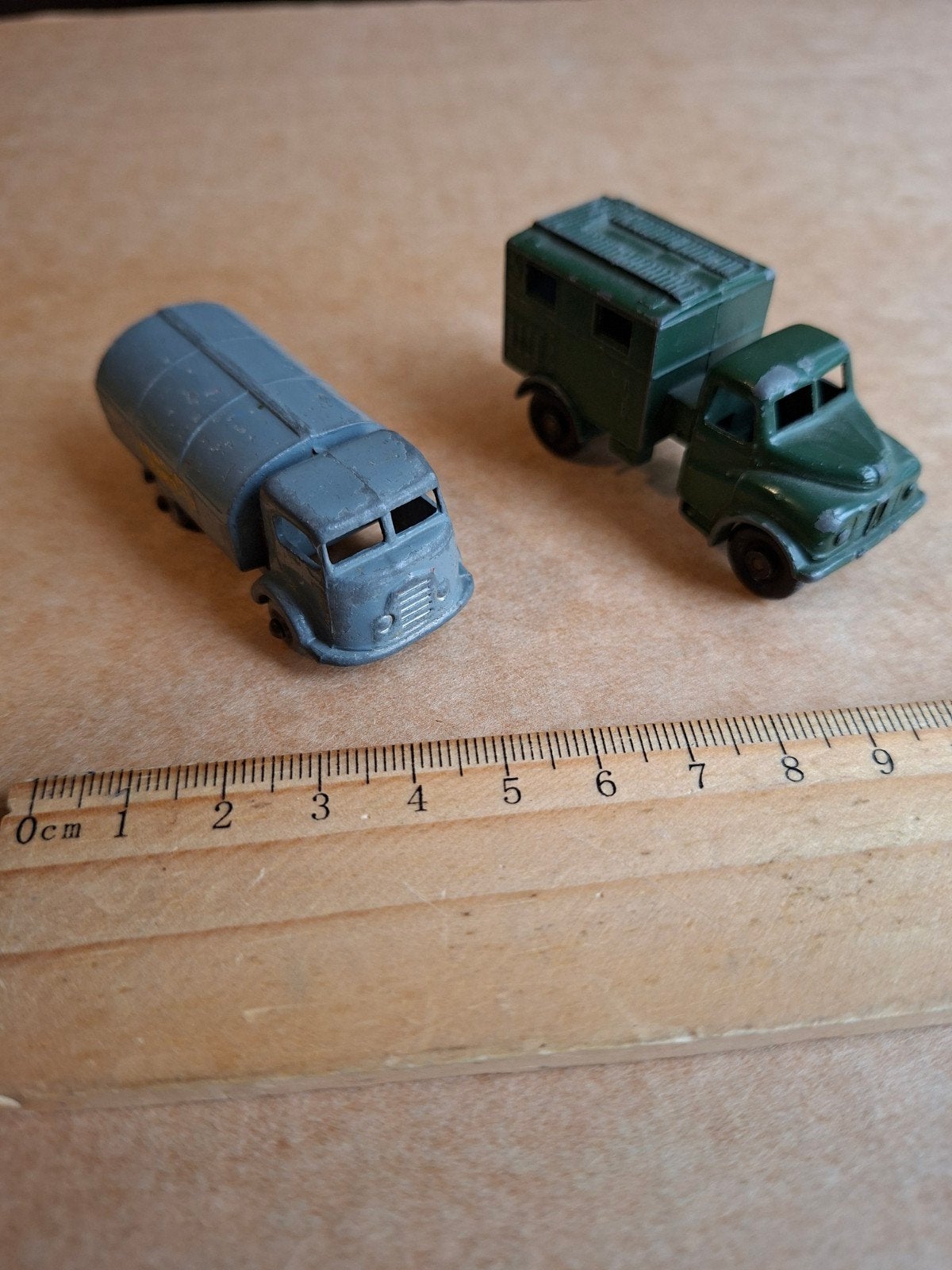 Vintage Matchbox Lesney vrachtwagens (2 stuks), Ophalen of Verzenden, Gebruikt