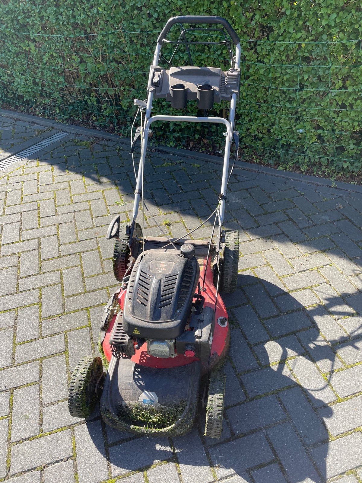 Grasmaaier Gude 50 cm breed met/zonder aandrijving, Ophalen, Cirkelmaaier, Gebruikt, Opvangbak