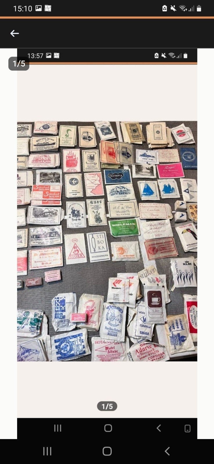 Unieke collectie nostalgische suikerzakjes (jaren '60-'90), Ophalen of Verzenden