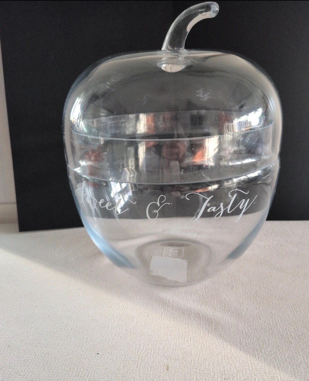 Riviera Maison Sweet & Tasty Apple Storage Jar, Ophalen of Verzenden, Zo goed als nieuw, Glas, Modern