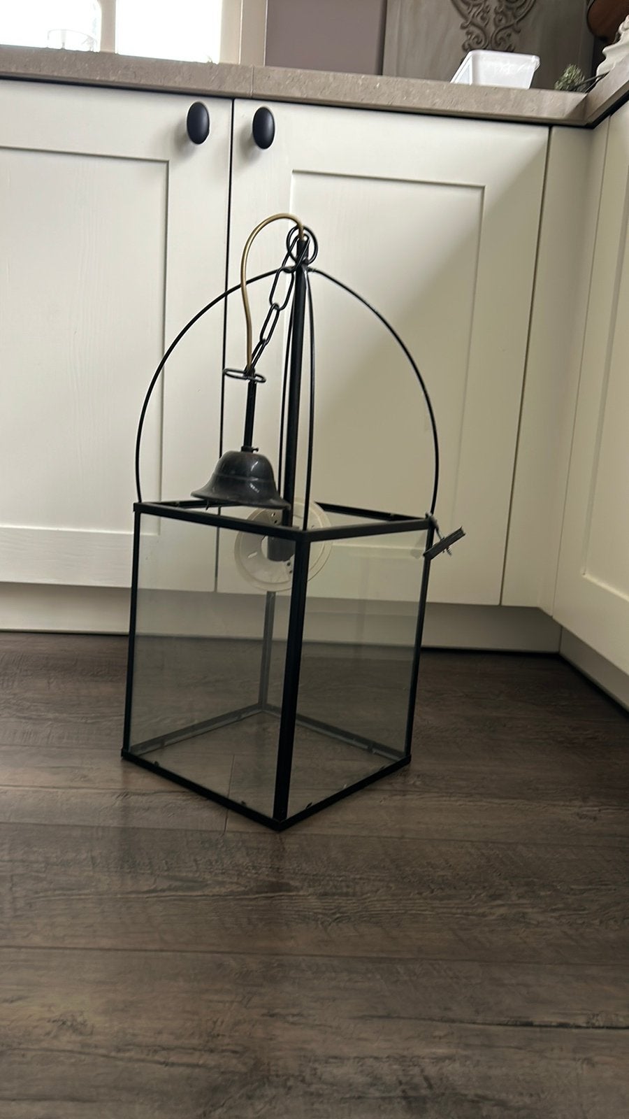 Hanglamp, Ophalen, Gebruikt, Glas