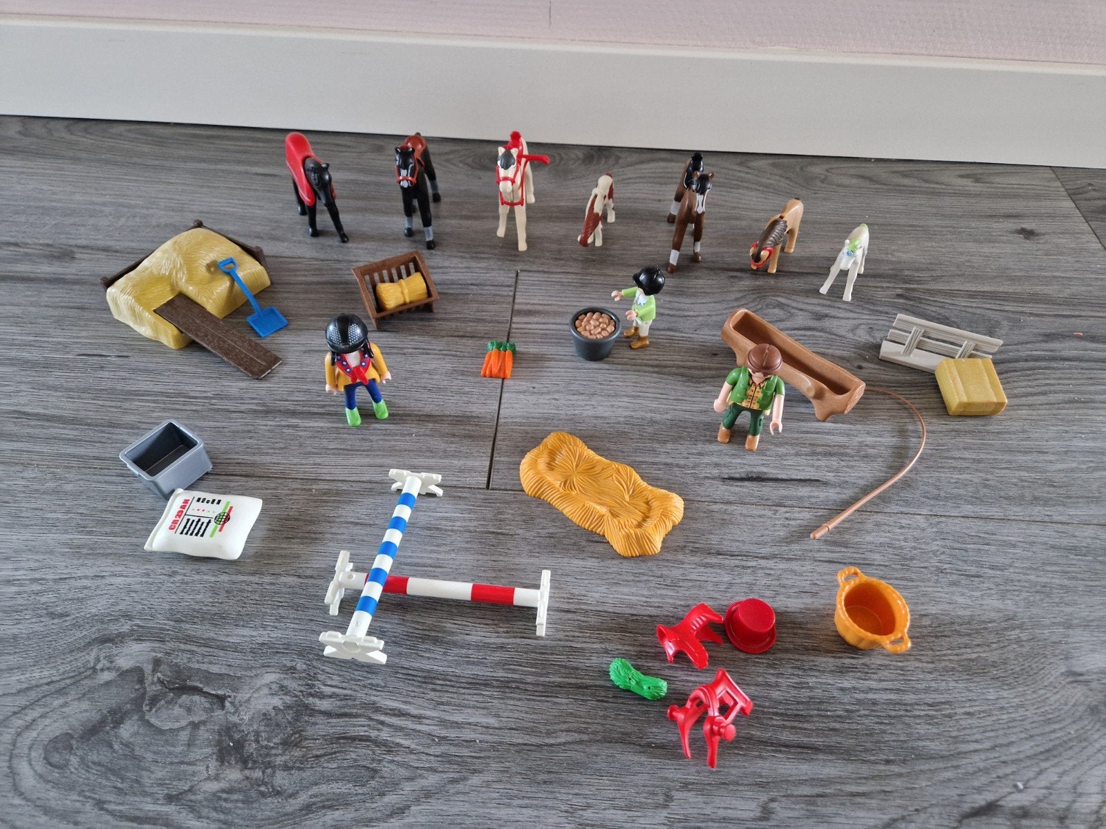 Partij paarden playmobil, Ophalen of Verzenden