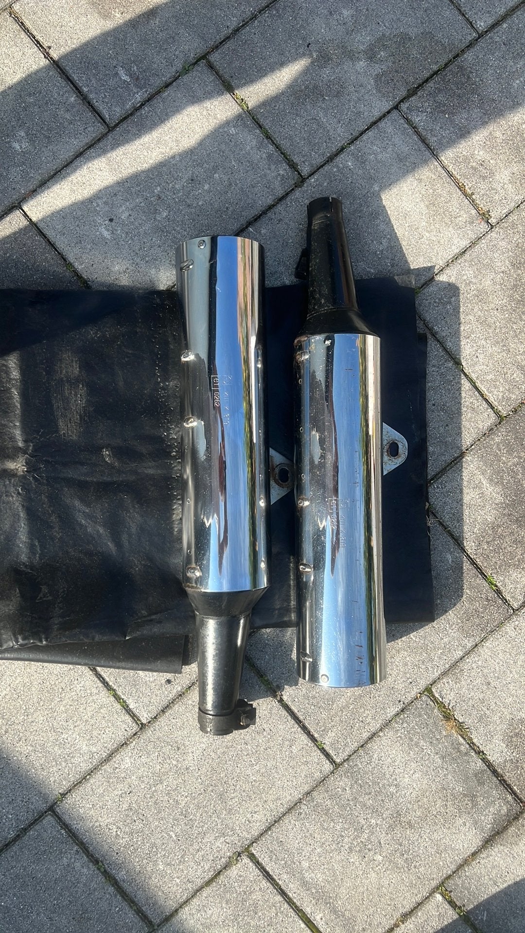 Kawasaki GPZ 500 eindempers, Ophalen of Verzenden, Gebruikt