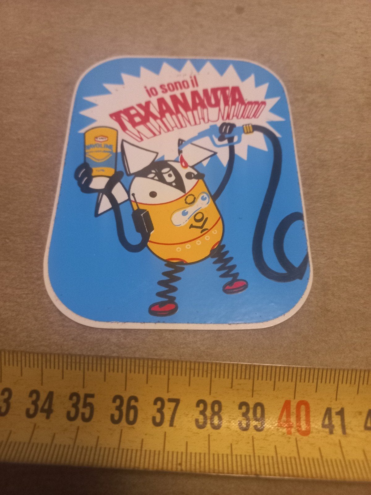 Vintage Texanauta 2000 Sticker - Havoline Olie, Ophalen of Verzenden