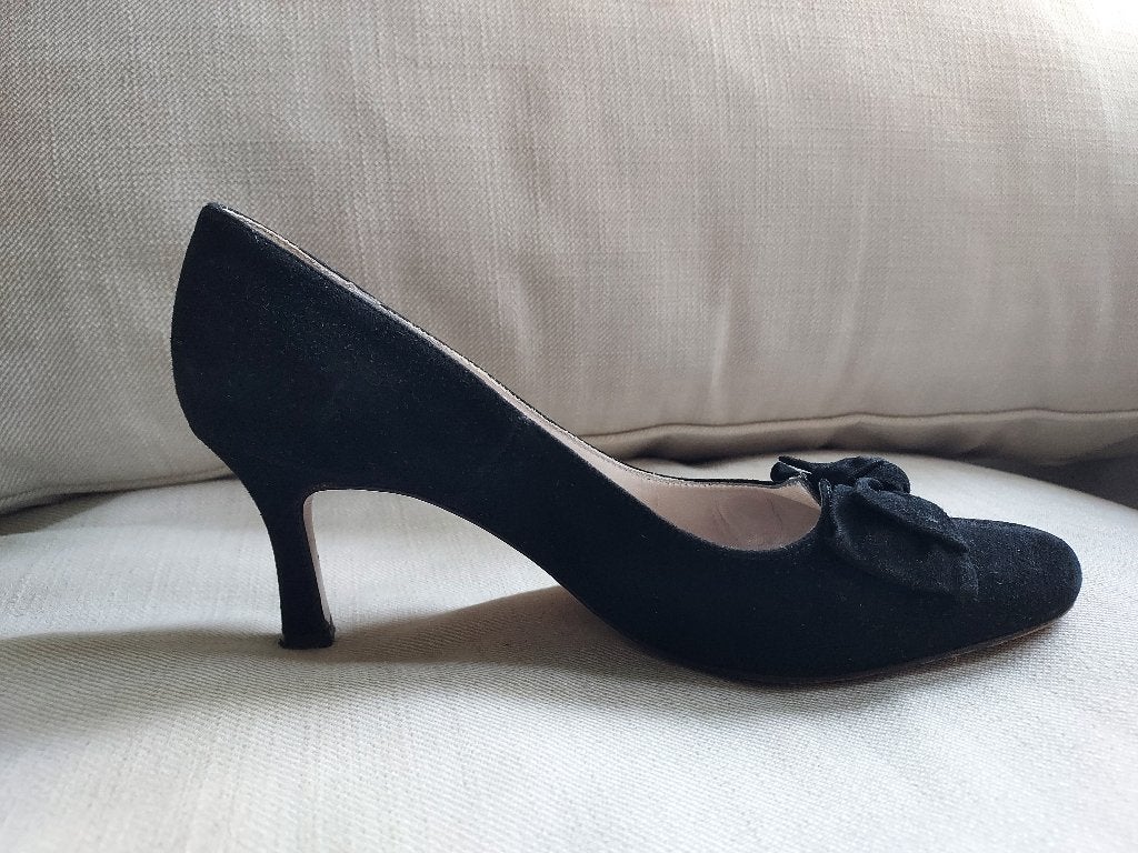 Zwart suede schoentjes, Peter Kaiser maat 36     (3,5), Peter Kaiser, Pumps, Verzenden, Zwart
