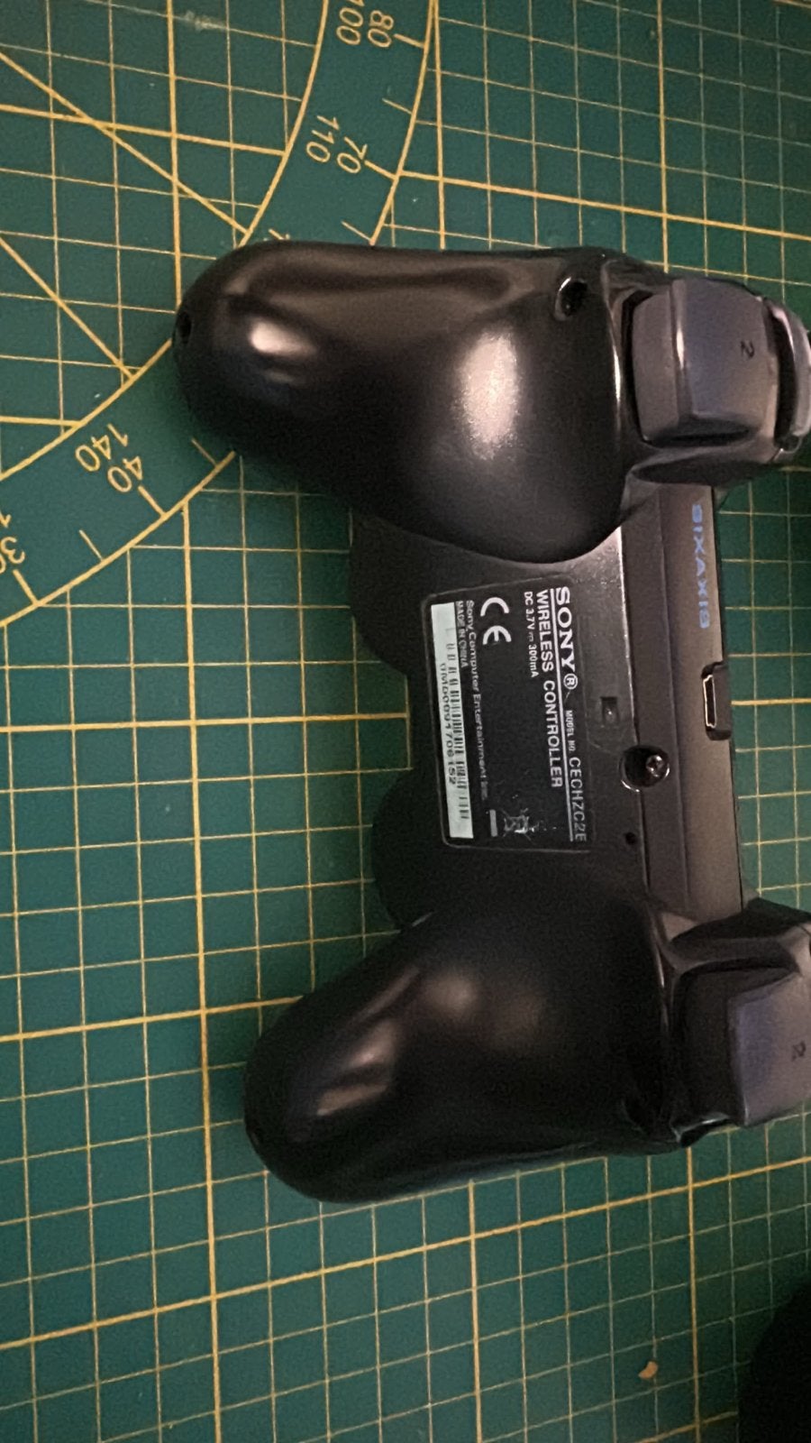 Sony PlayStation 3 DualShock 3 Wireless Controller Zwart, Gebruikt, PlayStation 3, Ophalen of Verzenden, Controller