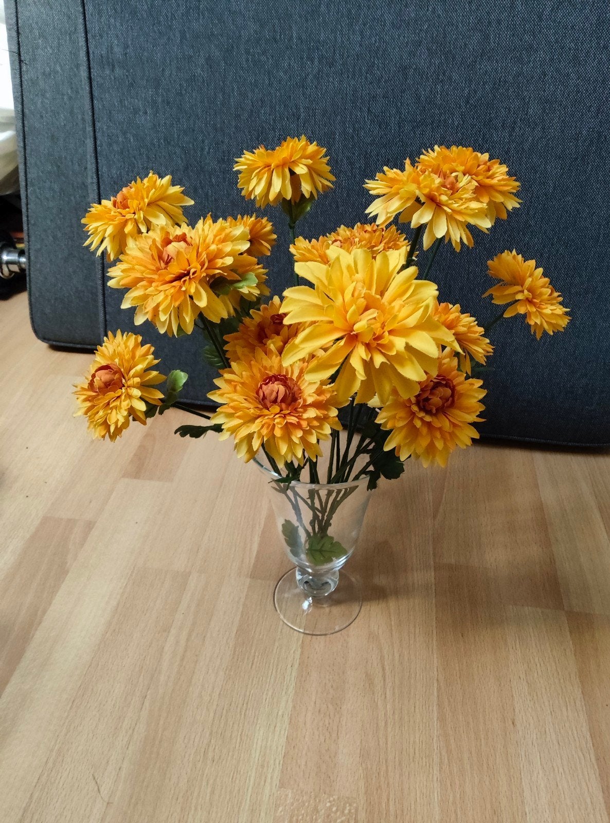 chrysanten kunstbloemen, Ophalen of Verzenden