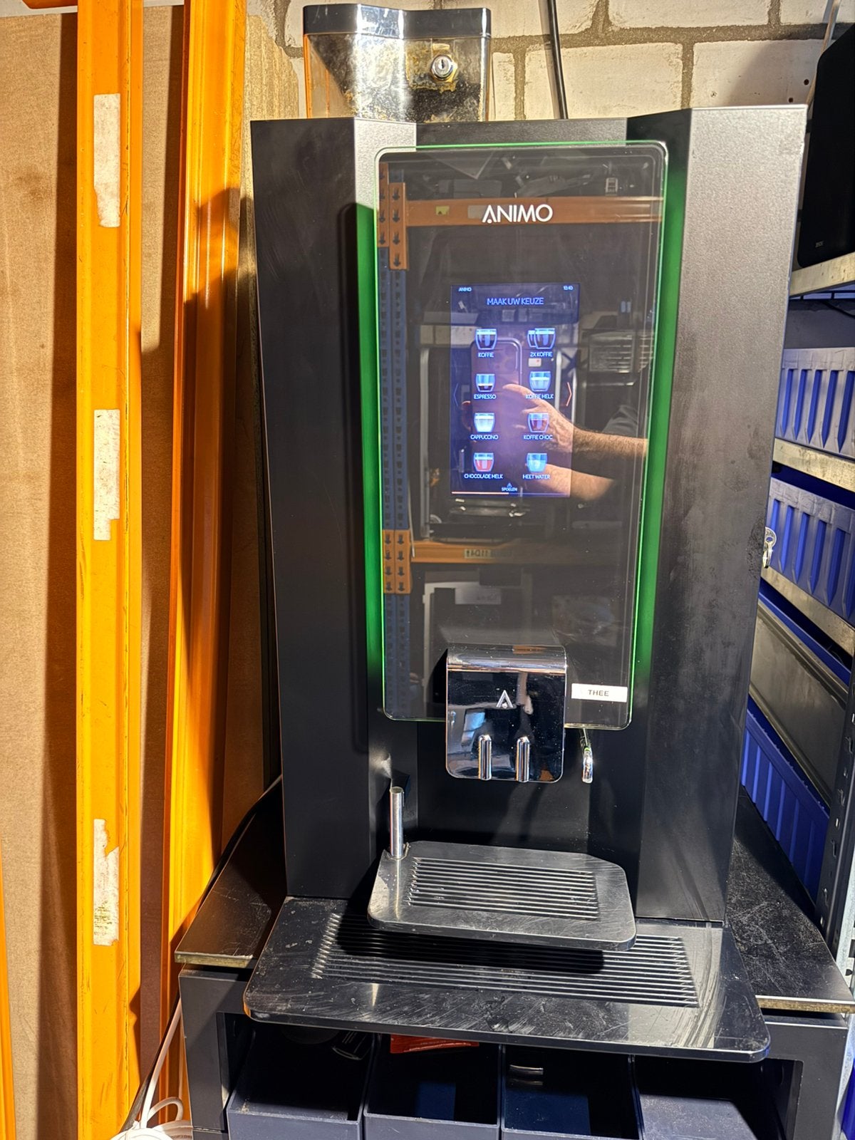 Animo Optibean 3 Touch - Professionele Koffiebonenmachine, Ophalen, Gebruikt, 10 kopjes of meer, Koffiemachine