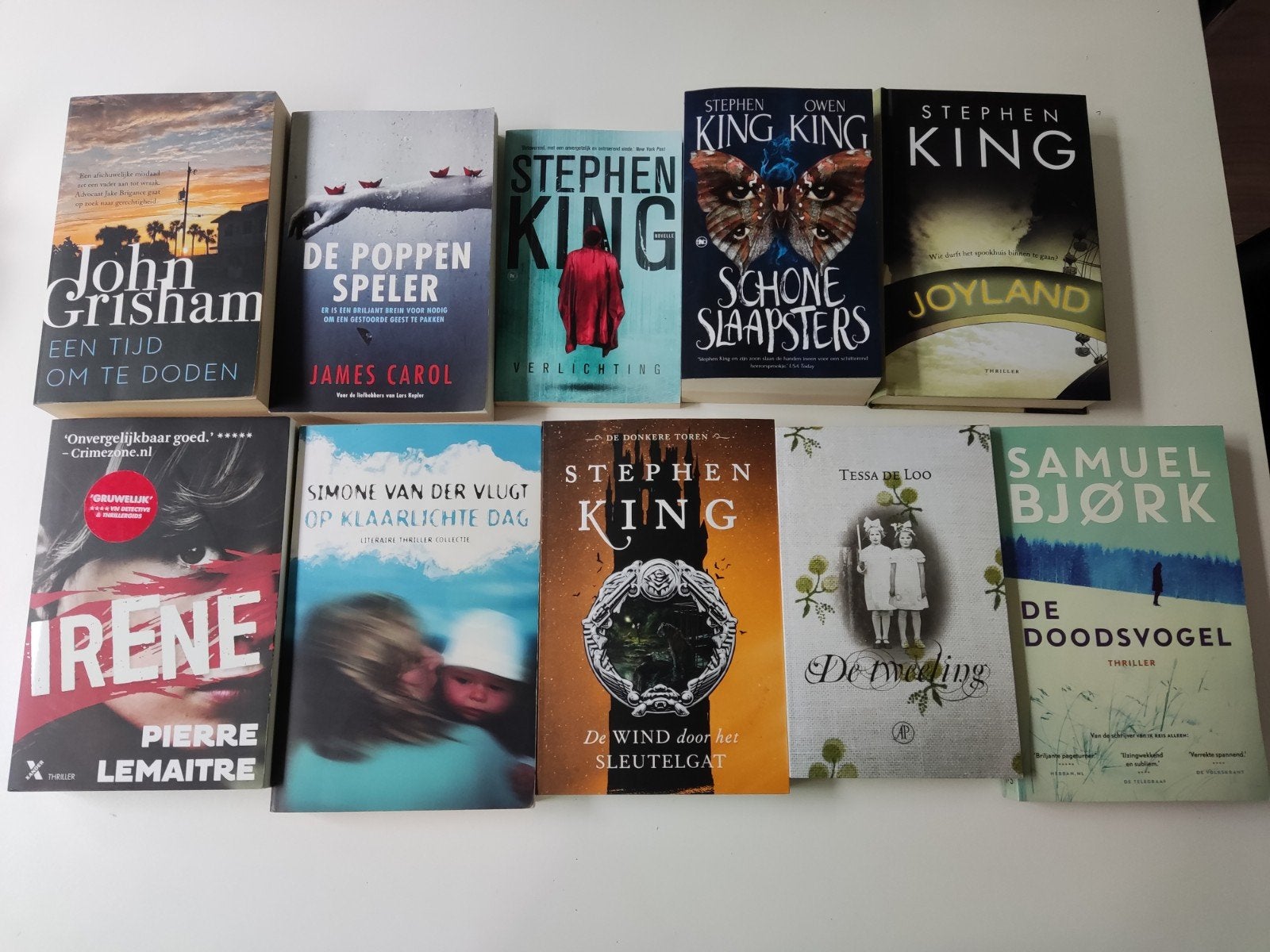 Div. Stephen King, Grisham, Lemaitre en meer, Ophalen of Verzenden, Gelezen, Nederland