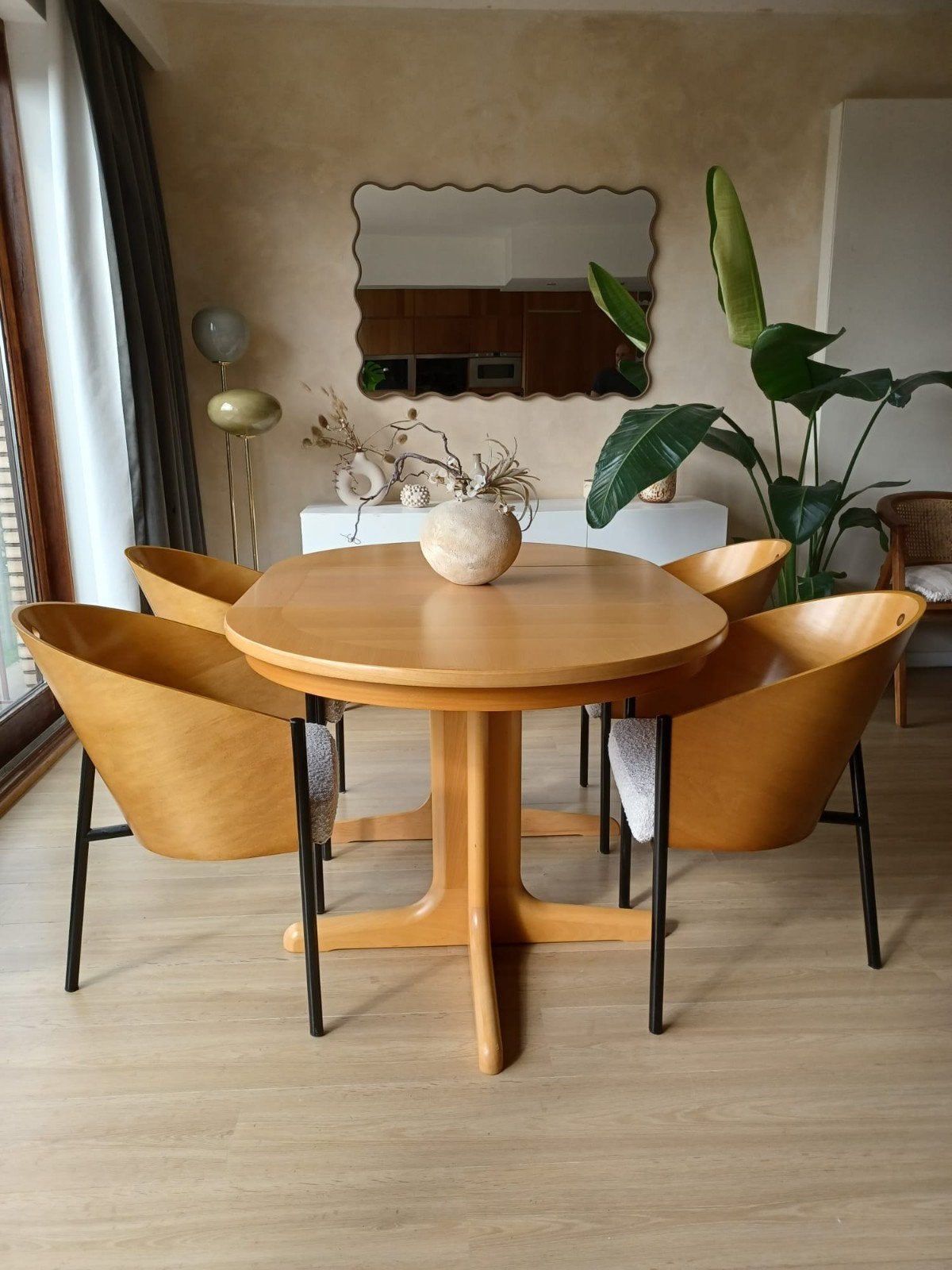 Philippe Starck Costes design stoelen 4stuks., Ophalen, Hout, Vintage, Vier