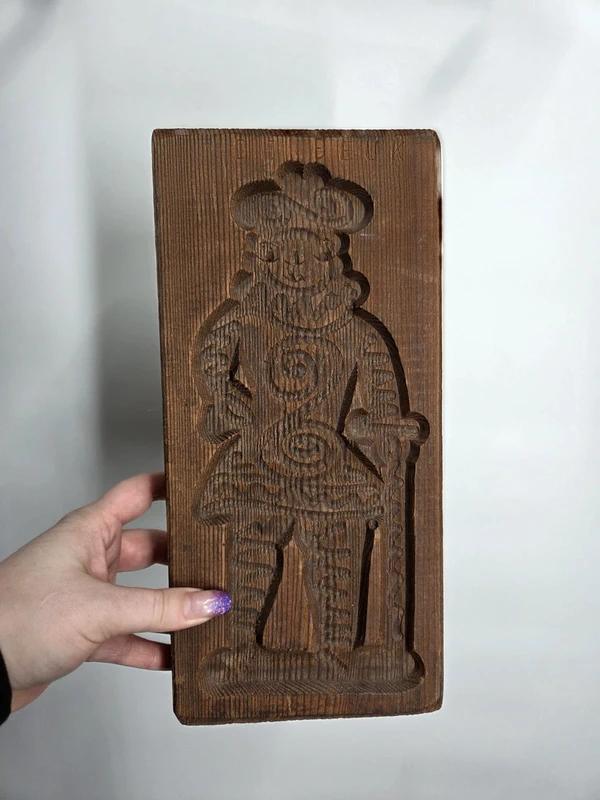 Mooie antieke speculaasplank koekjesplank wandbord, Ophalen of Verzenden